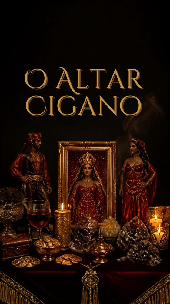 Capa do e-book Altar Cigano